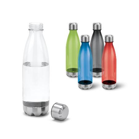 Squeeze em AS e aço inox com capacidade até 700 ml