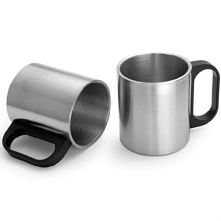 Caneca Inox 200 ml com tampa