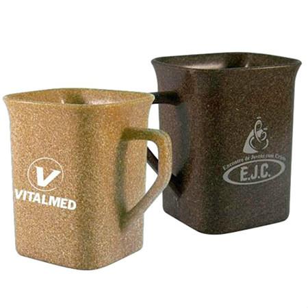 Caneca Quadrada Ecológica 250 ml