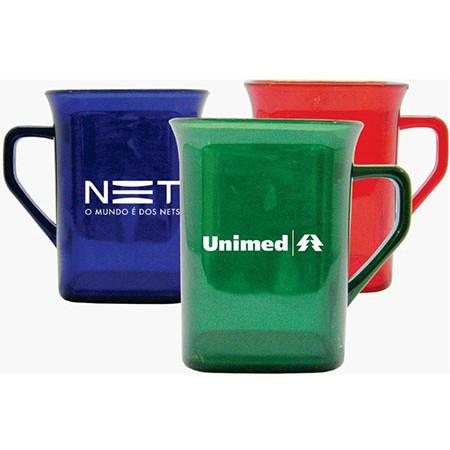 Caneca Quadrada Cristal 250 ml